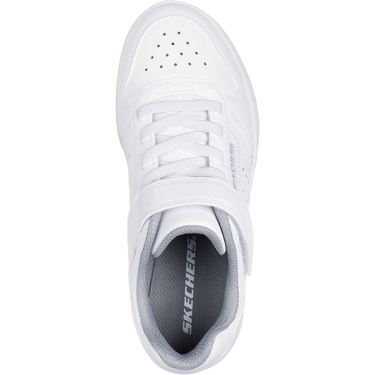 Skechers Quick Street White Trainers