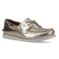 Sperry Authentic 2 Eye Leather Women's Gold Boat Shoes