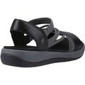 Hush Puppies Susanna Leather Women's Black Sandals