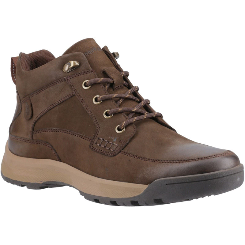 Hush Puppies Vernon Leather Men's Brown Ankle Boots