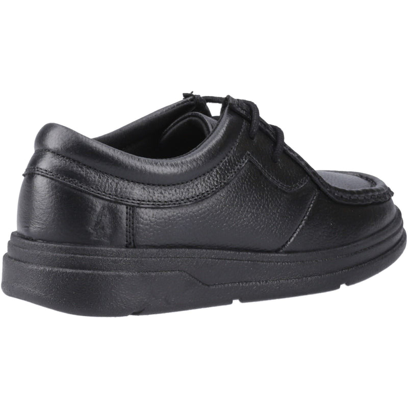 Hush Puppies Ronan Mocc Leather Junior Black Moccasins Shoes