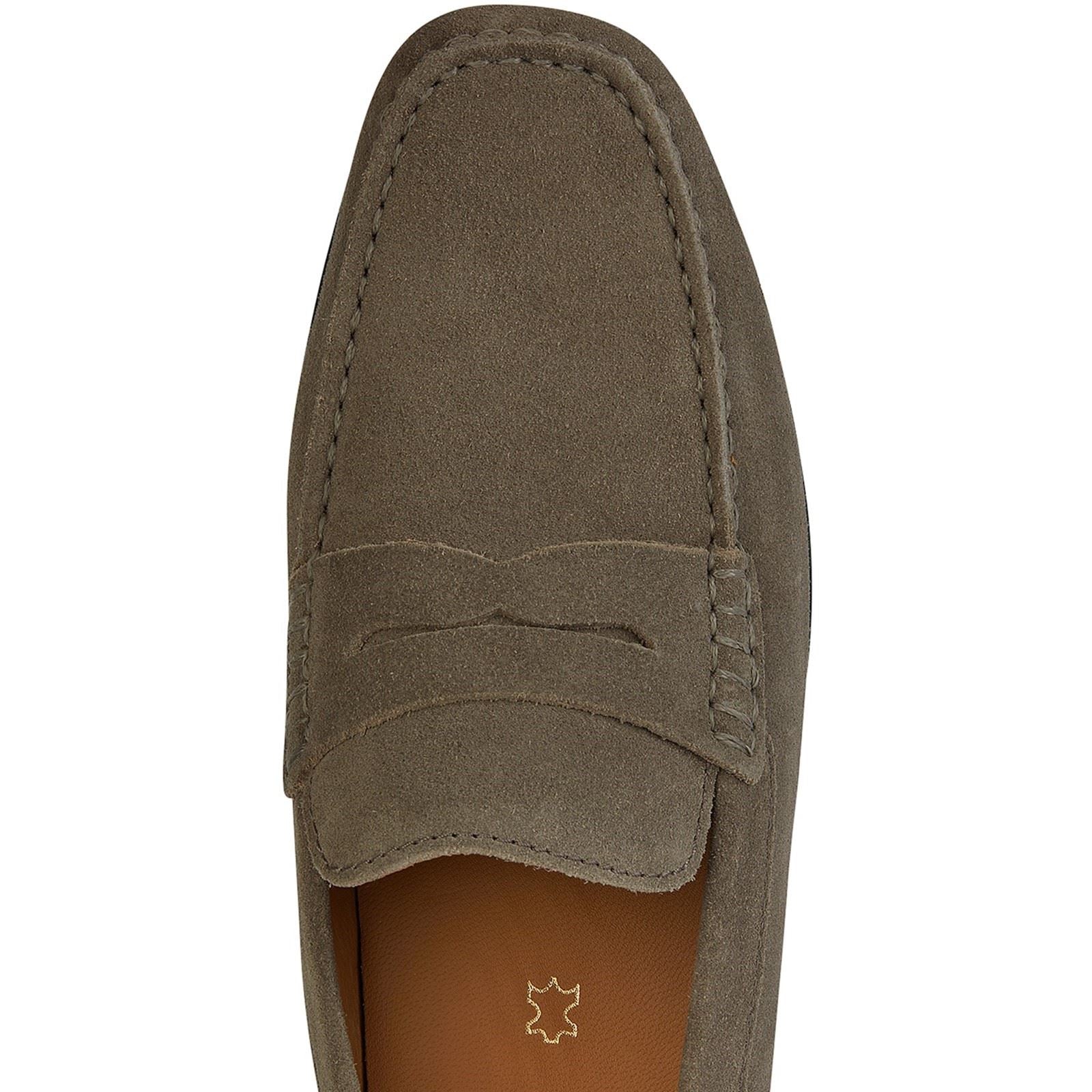 Geox U KOSMOPOLIS + GRIP Leather Men's Taupe Loafers