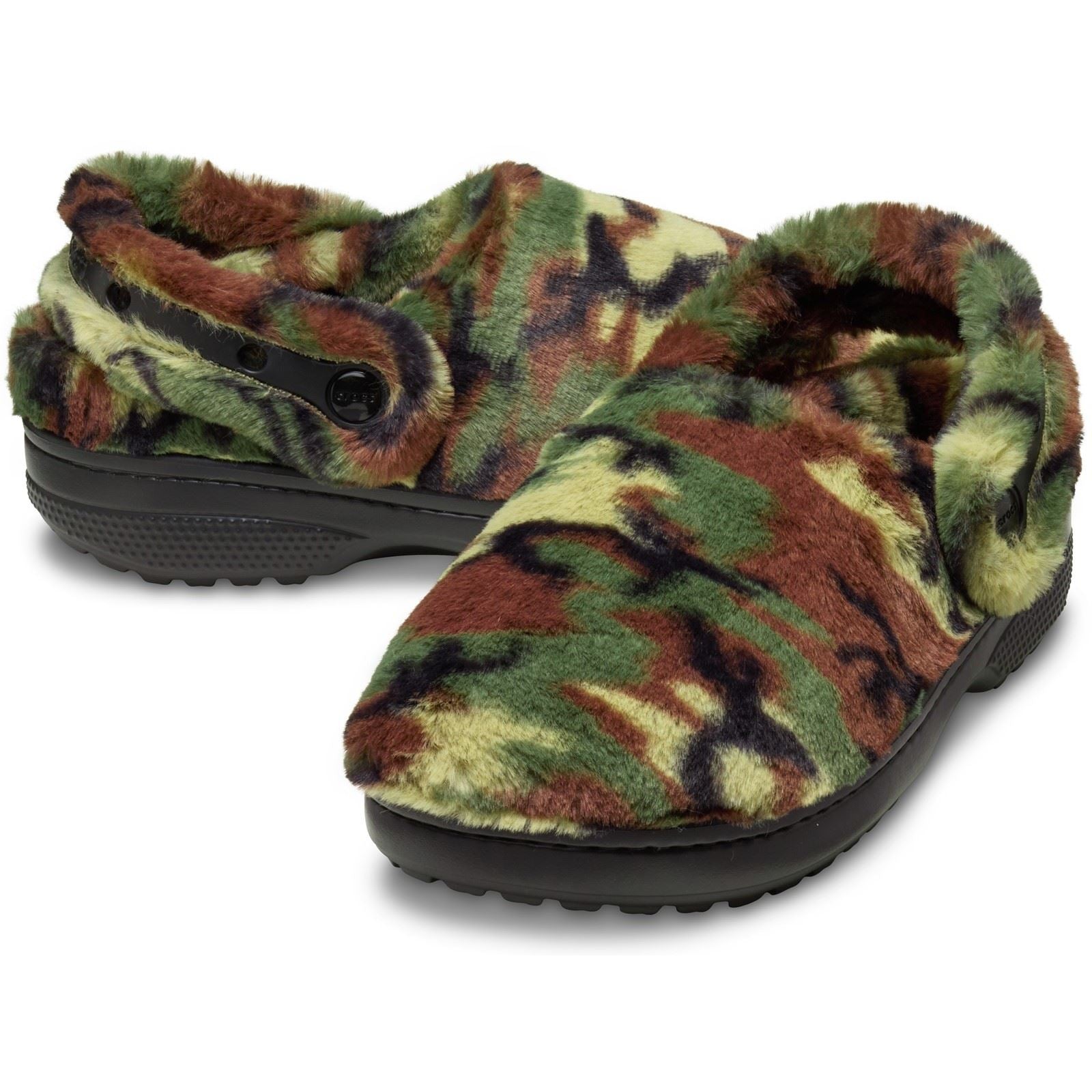 Crocs Classic Unfurgettable Clog Polyester Blend Men's Army Green Clogs