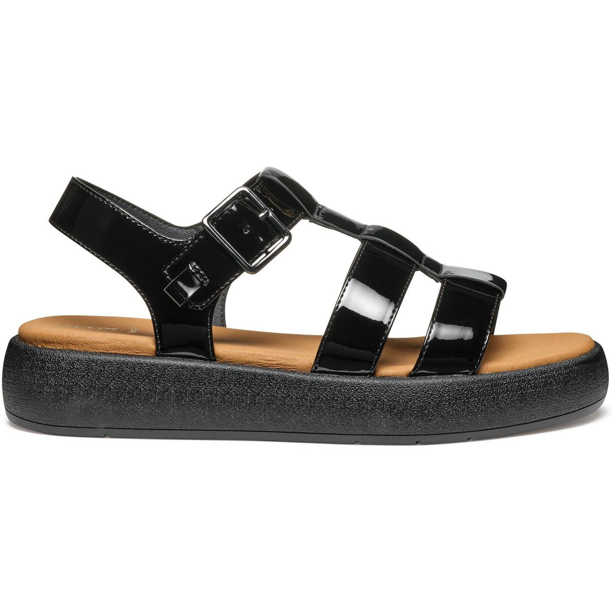 Geox D CAMALEI Synthetic Women's Black Sandals