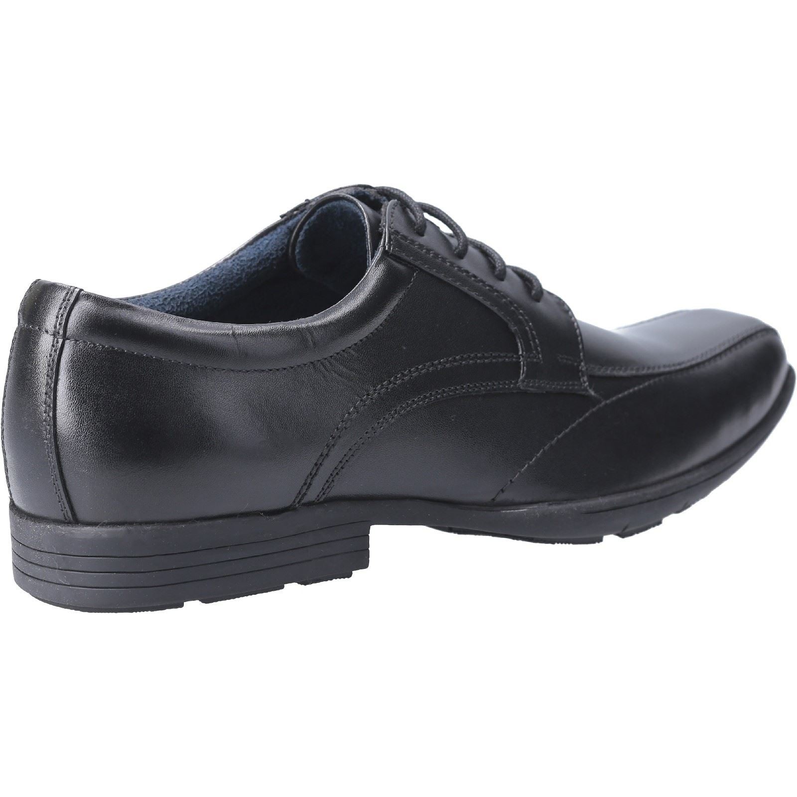 Pod Angus Leather Youth Boy's Black Shoes