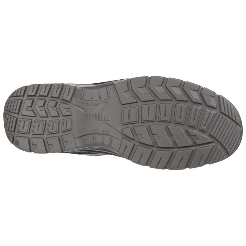 Puma Safety Omni Sky Low Suede+Textile Blue Safety Trainers