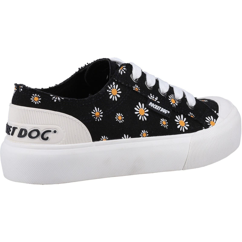 Rocket Dog Jazzin Plus Dixie Cotton Women's Black Trainers