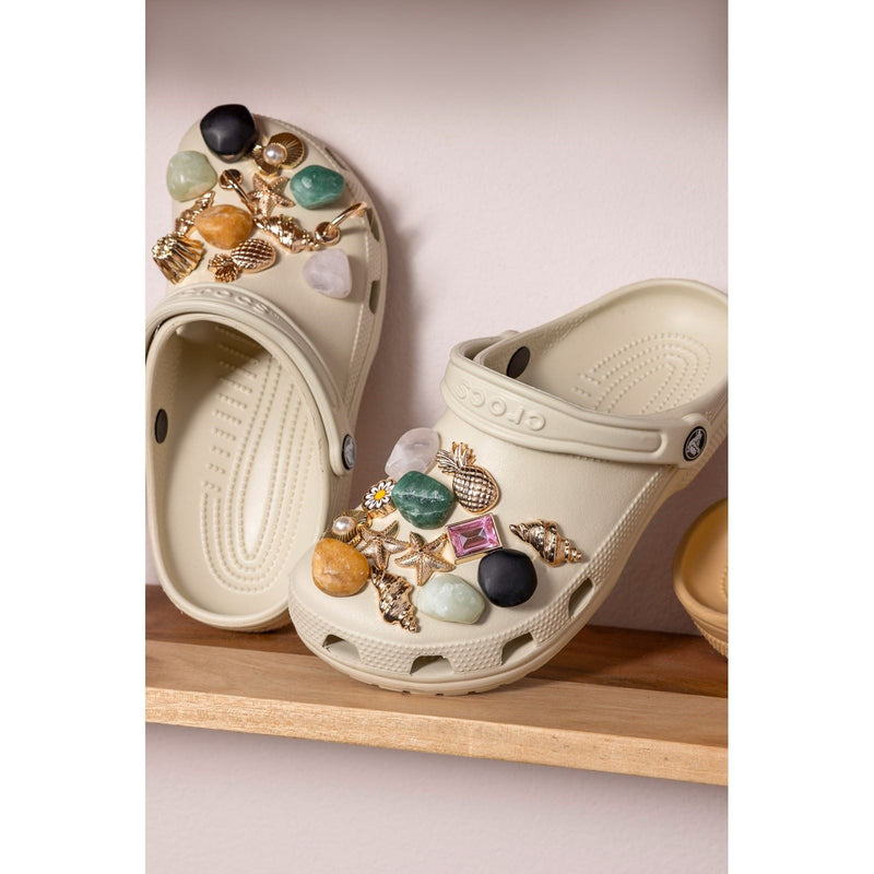 Crocs Toddler Classic Croslite Rubber Bone Clogs