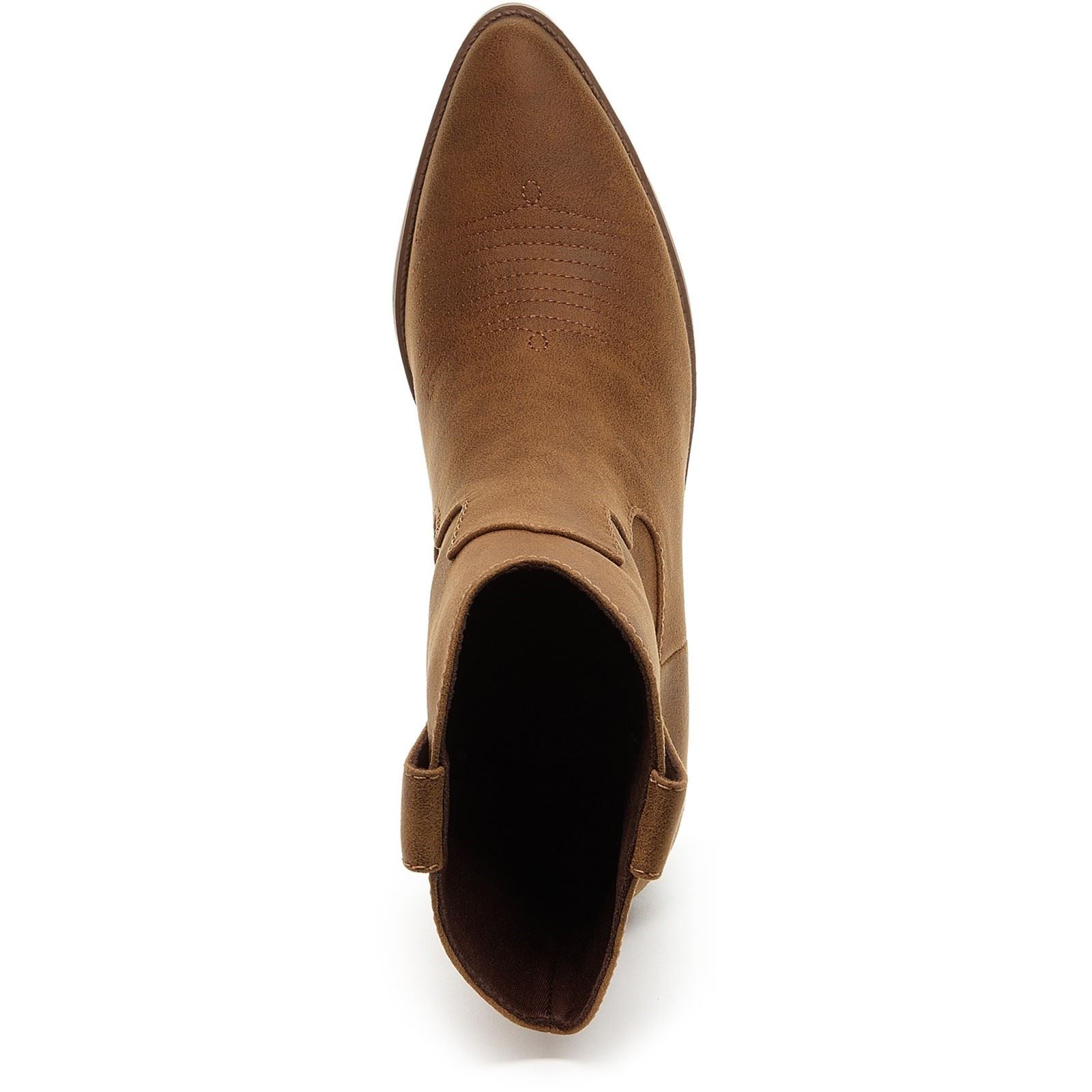 Rocket Dog Feather Synthetic Women's Walnut Heeled Ankle Boots