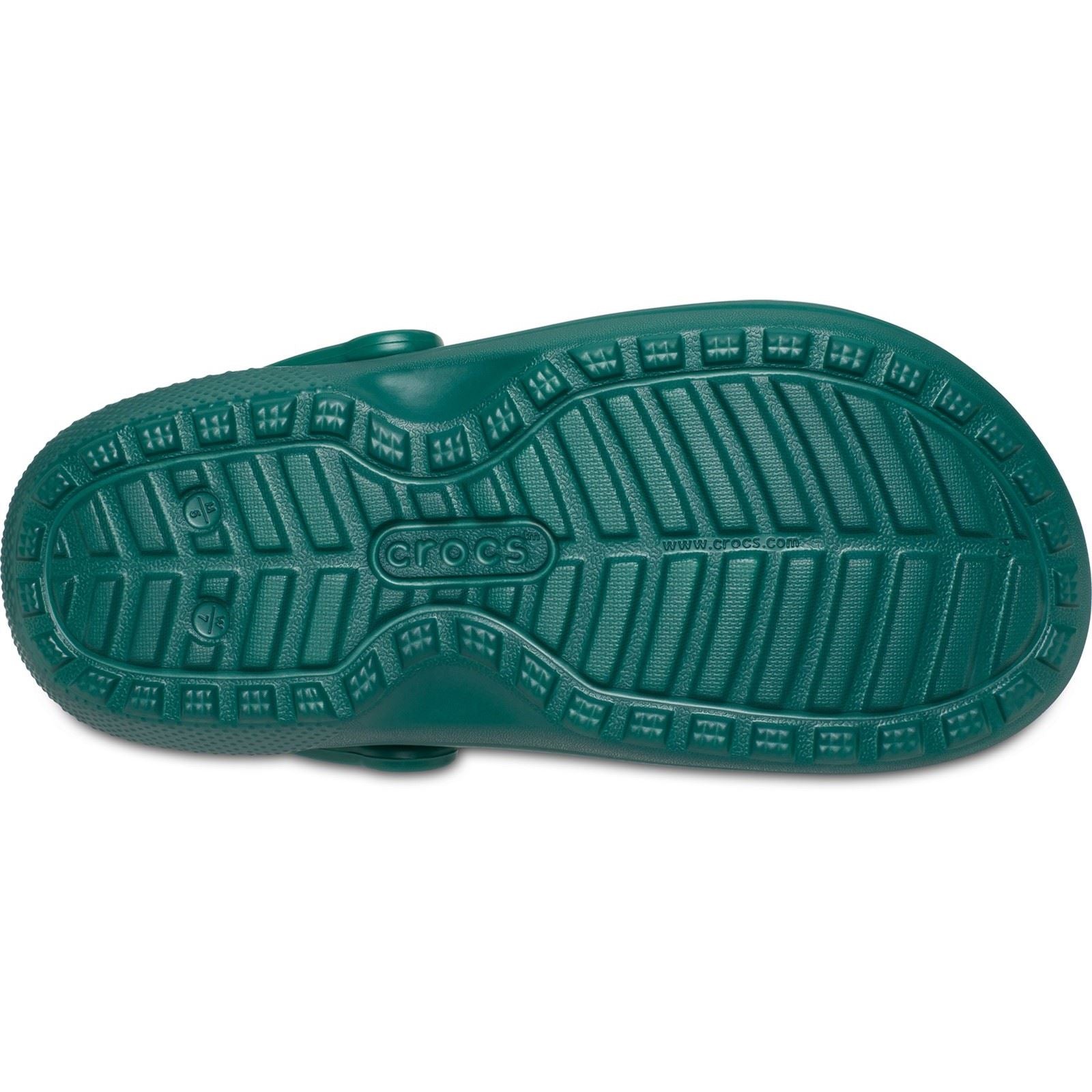 Crocs Classic Lined Clog Synthetic Emerald Clogs