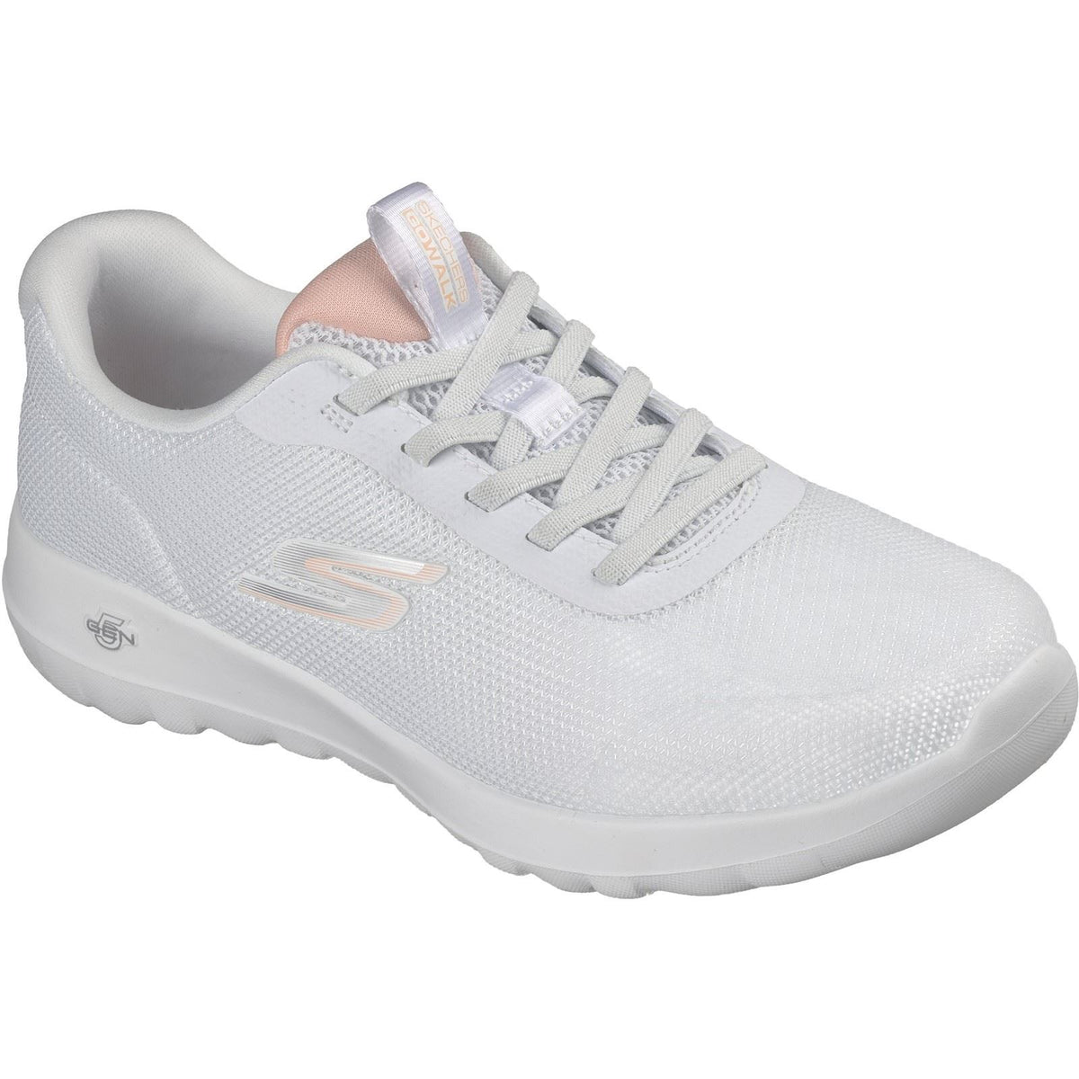 Skechers GO WALK Joy Rina Textile Women's White/Coral Trainers