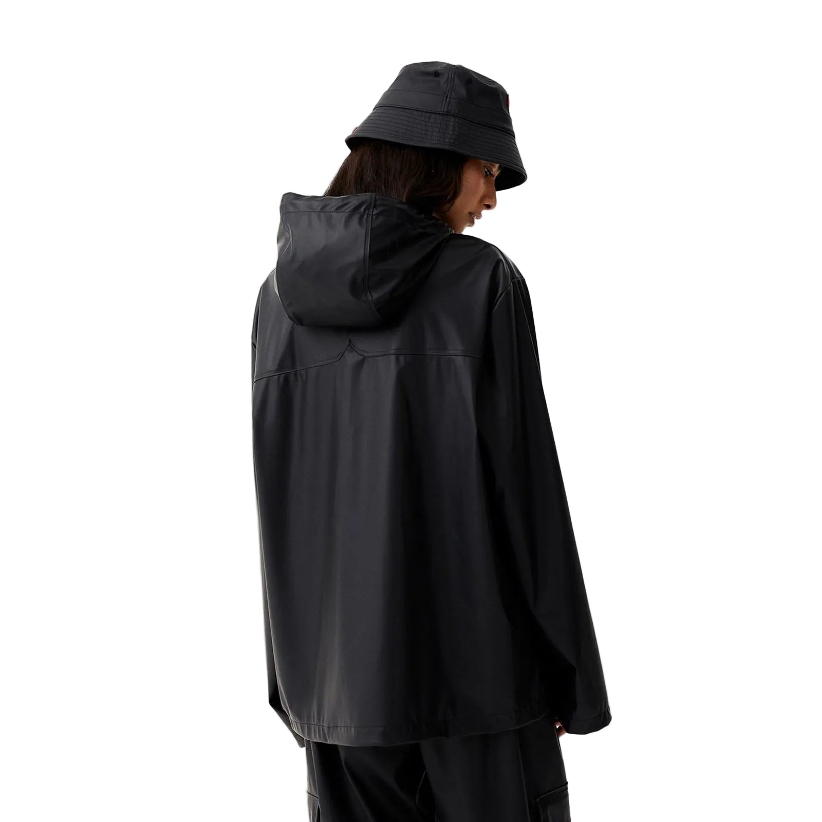 Hunter Izzy Hooded Black Jacket
