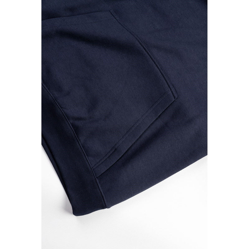 Caterpillar Essentials Synthetic Men's Blue Hooded Sweatshirt