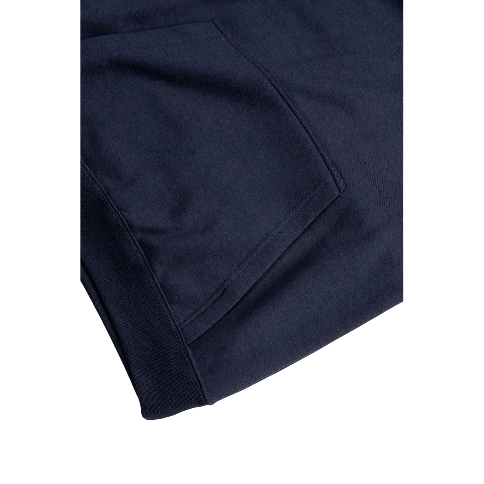 Caterpillar Essentials Synthetic Men's Blue Hooded Sweatshirt
