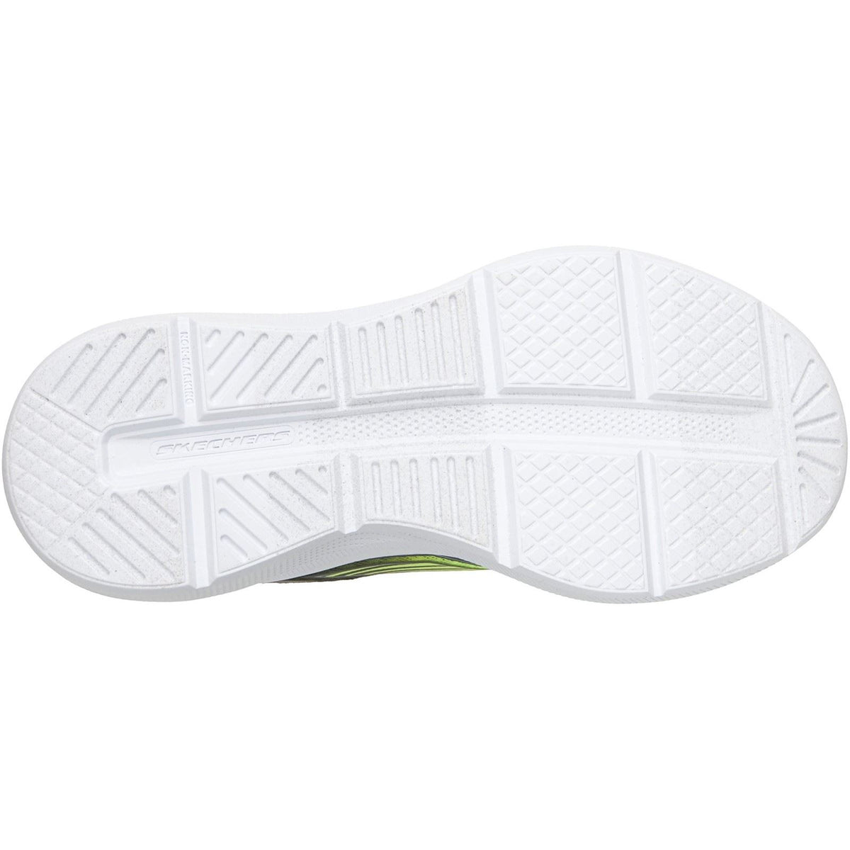 Skechers Microspec Velocity Grid-Drift Kids Charcoal/Yellow & Silver Trainers