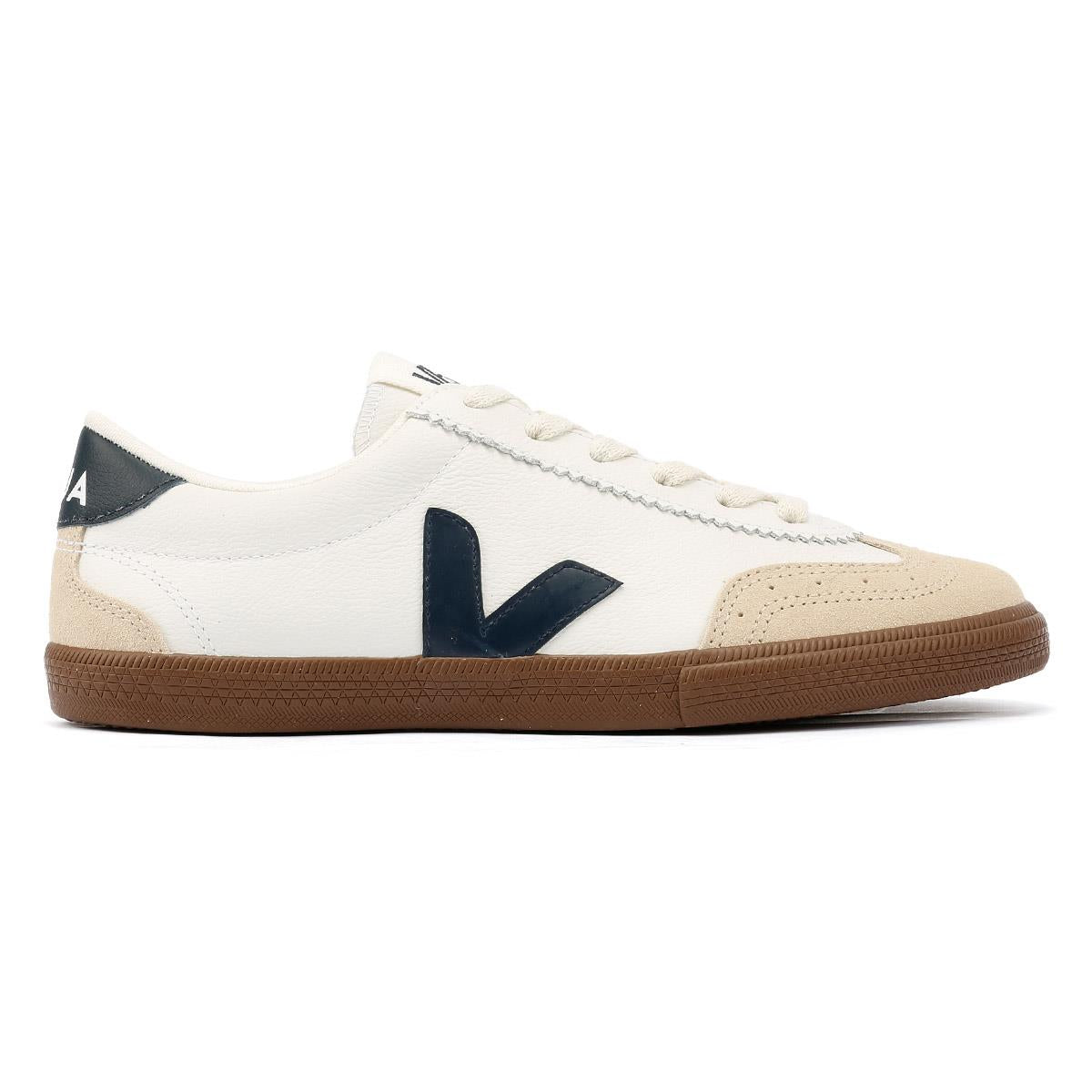 Veja Volley Leather Women's White/Navy Trainers