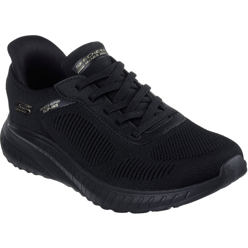 Skechers BOBS Sport Squad Chaos Textile Women's Black Trainers