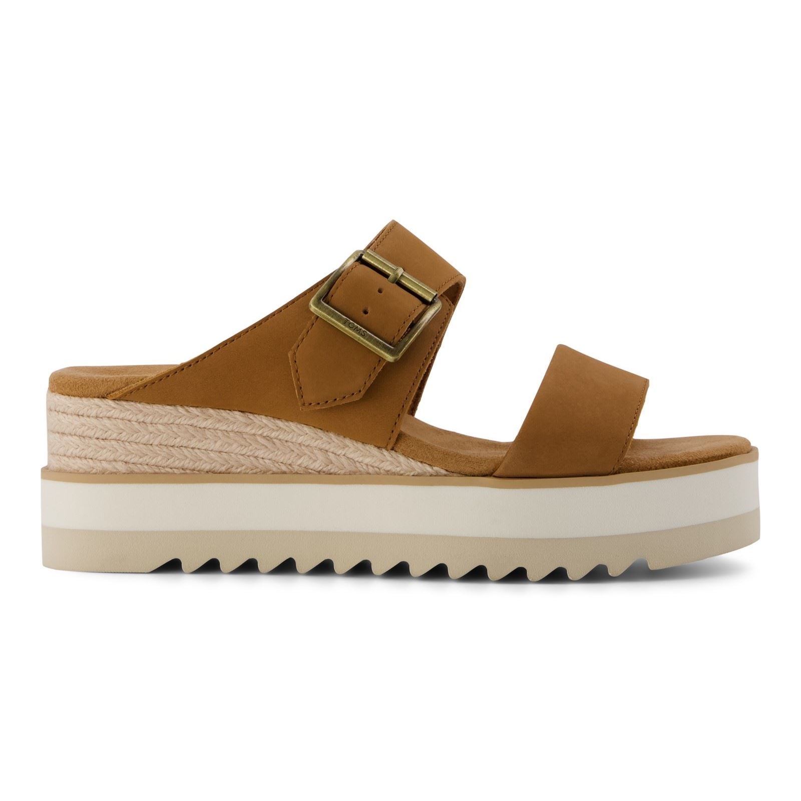 TOMS Diana Leather Women's Brown Sugar Sandals