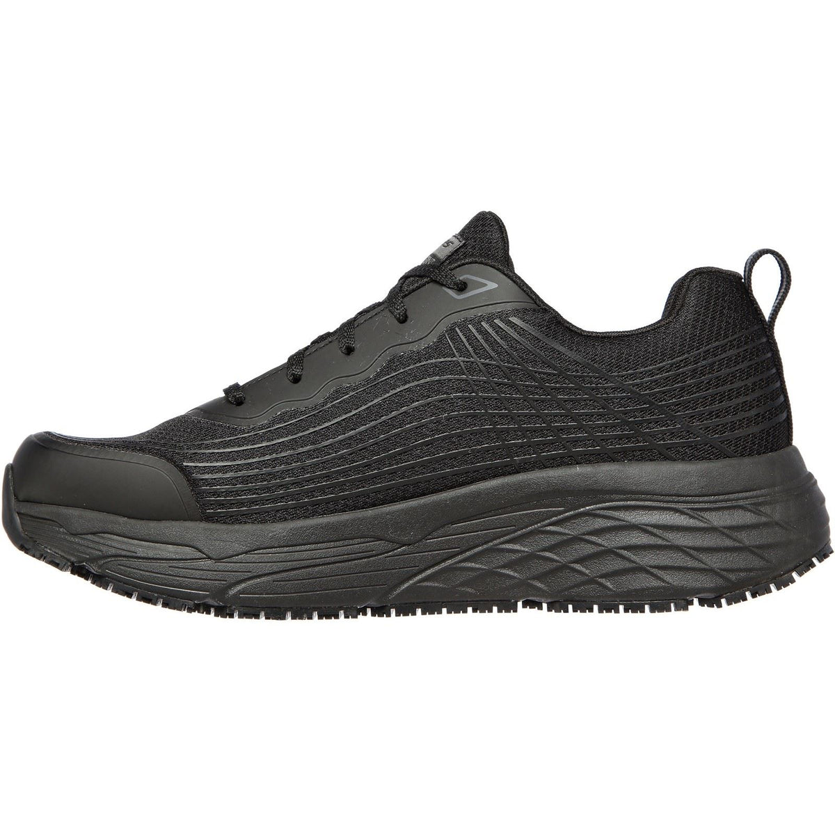 Skechers Workwear Relaxed Fit Textile Men's Black Safety Trainers