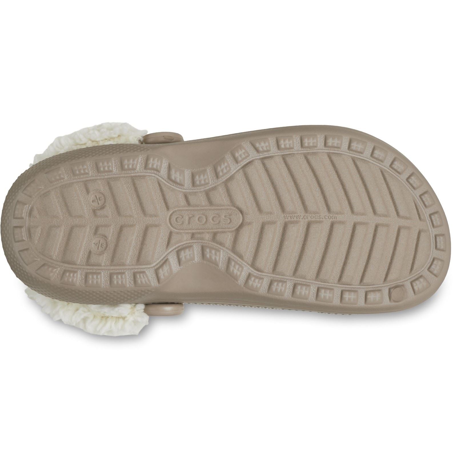 Crocs Classic Fleece Lined Textile Blend Mushroom Clogs