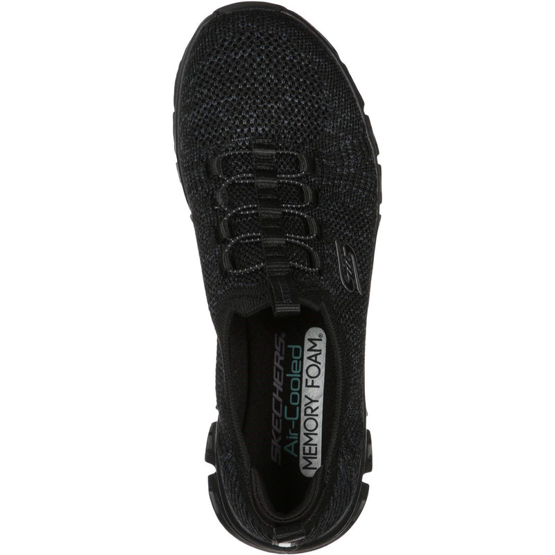 Skechers Glide Step Textile Women's Black Trainers