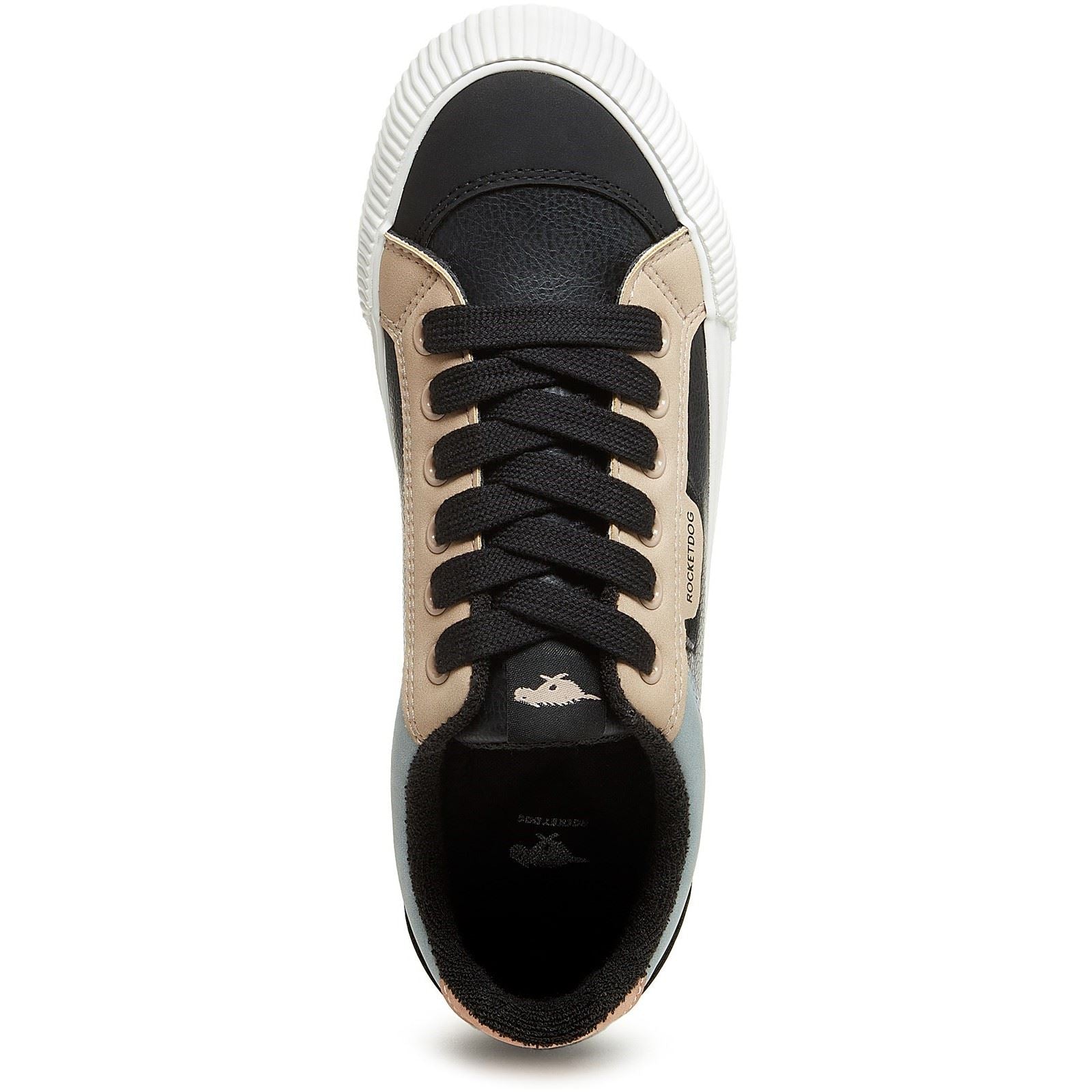 Rocket Dog Cheery Blocked Sporty Synthetic Women's Black Combo Trainers