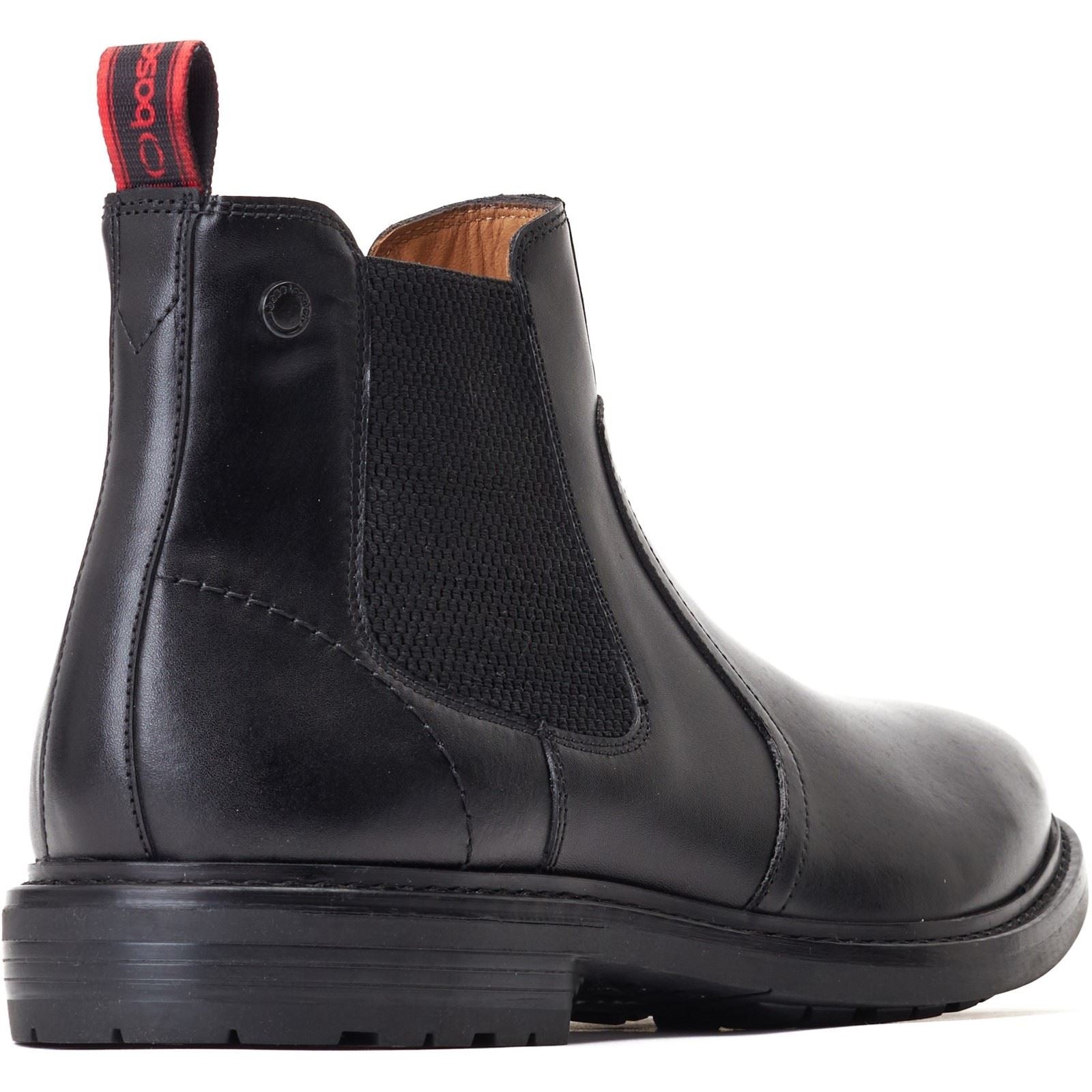 Base London Bloom Leather Men's Black Boots