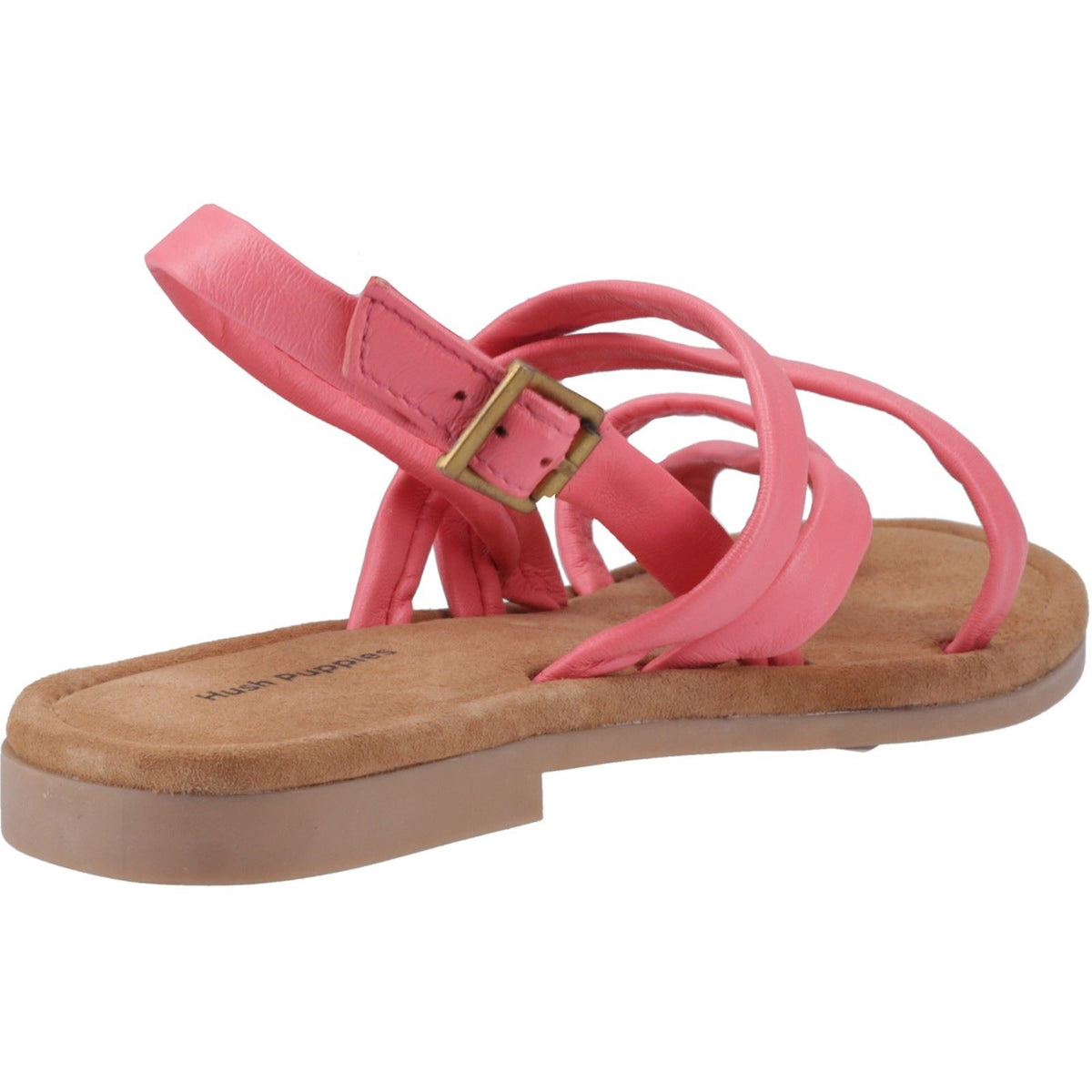 Hush Puppies Hope Leather Women's Coral Sandals