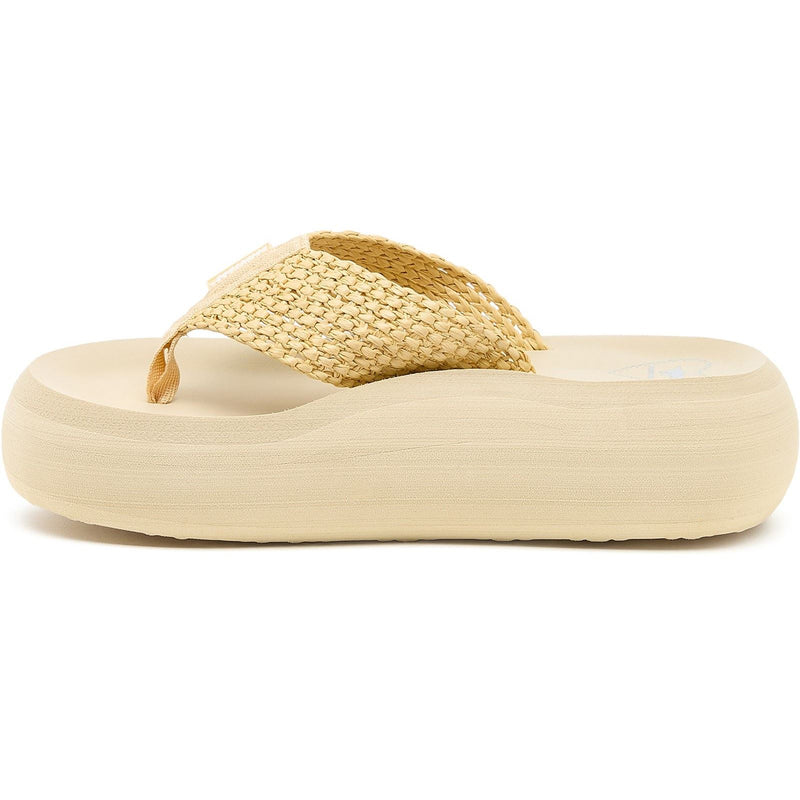 Rocket Dog Sandy Raffia Textile Women's Natural Sandals