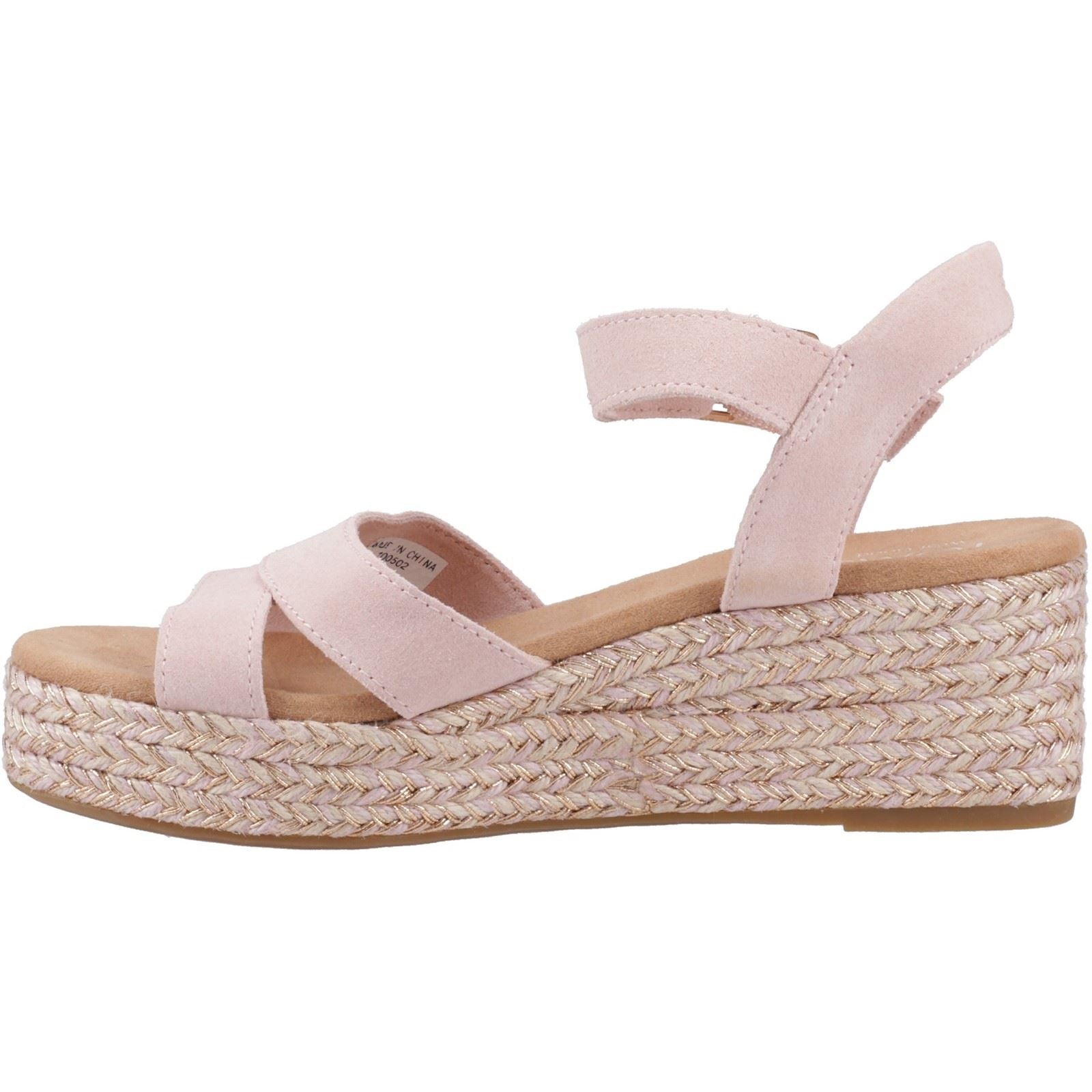 TOMS Audrey Leather Women's Pale Rose Sandals