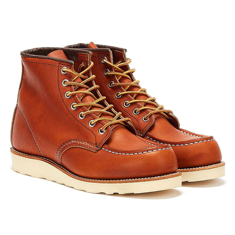 Red Wing 875 Heritage Work 6 Inch Moc Toe Oro Legacy Men's Tan Boots
