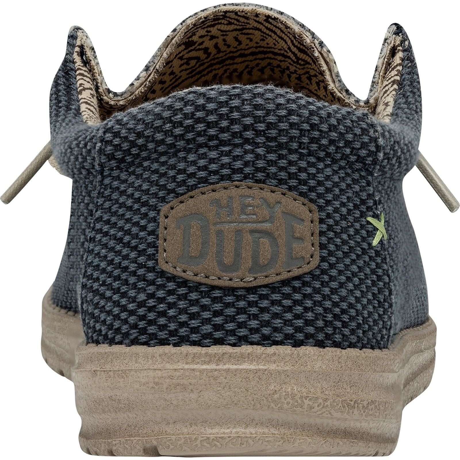 HEYDUDE Wally Braided Polyester Men's Blue Night Loafers