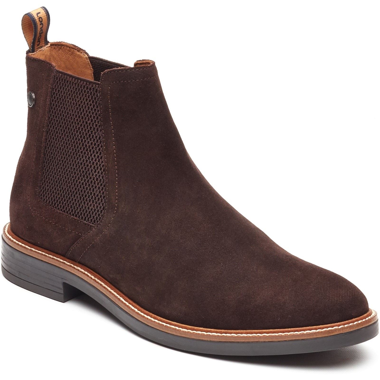 Base London Sussex Chelsea Boot Leather Men's Brown Boots