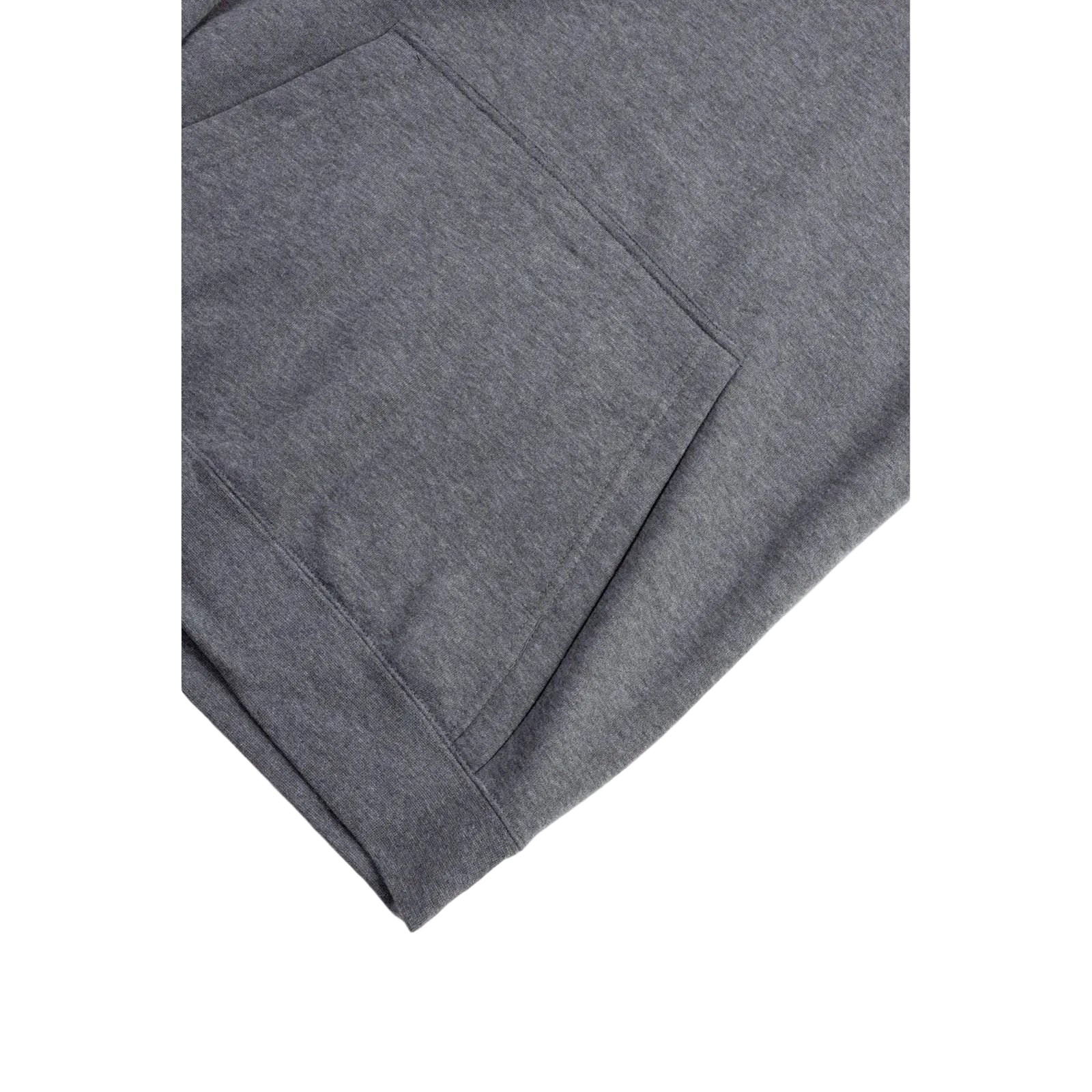 Caterpillar Essentials Synthetic Men's Grey Hooded Sweatshirt