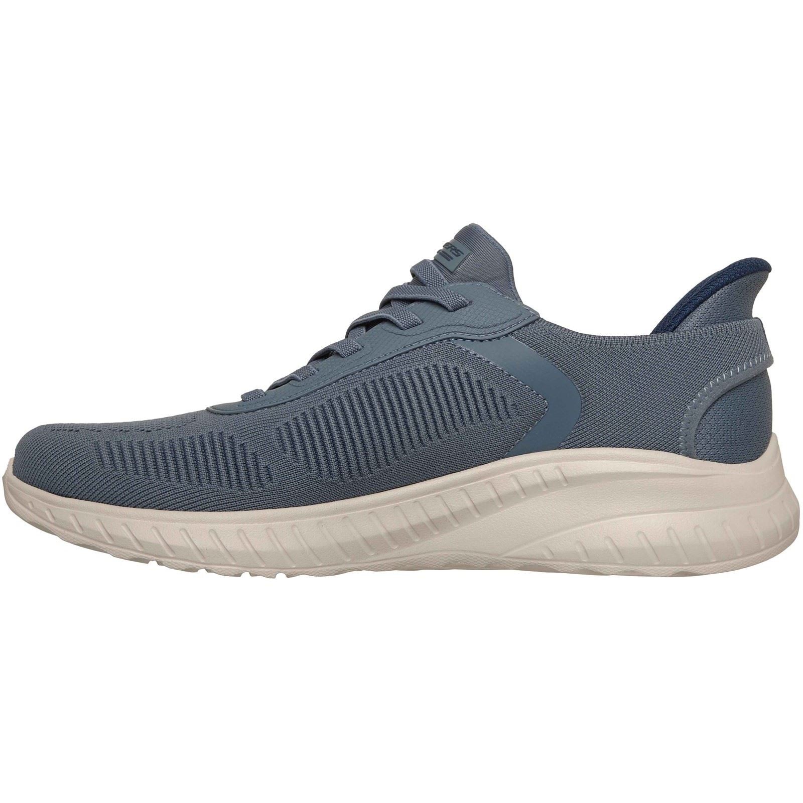 Skechers BOBS Sport Squad Chaos Solid Step Textile Men's Slate Standard Trainers