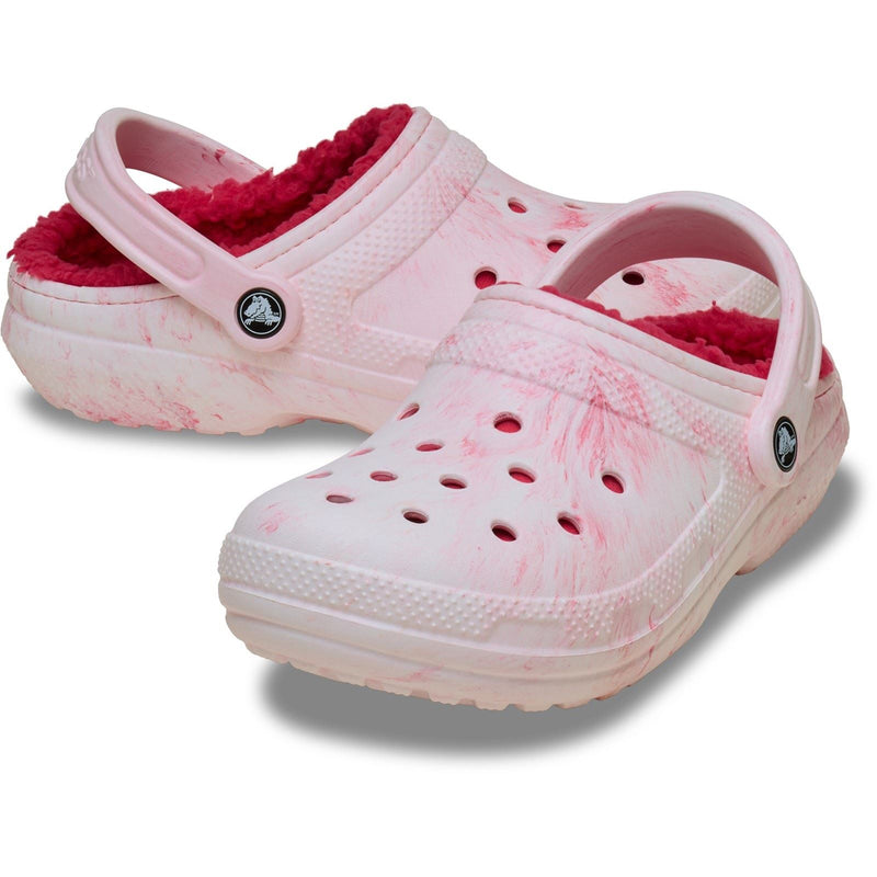 Crocs Classic Lined Clog Thermoplastic Women's Powder Pink Clogs