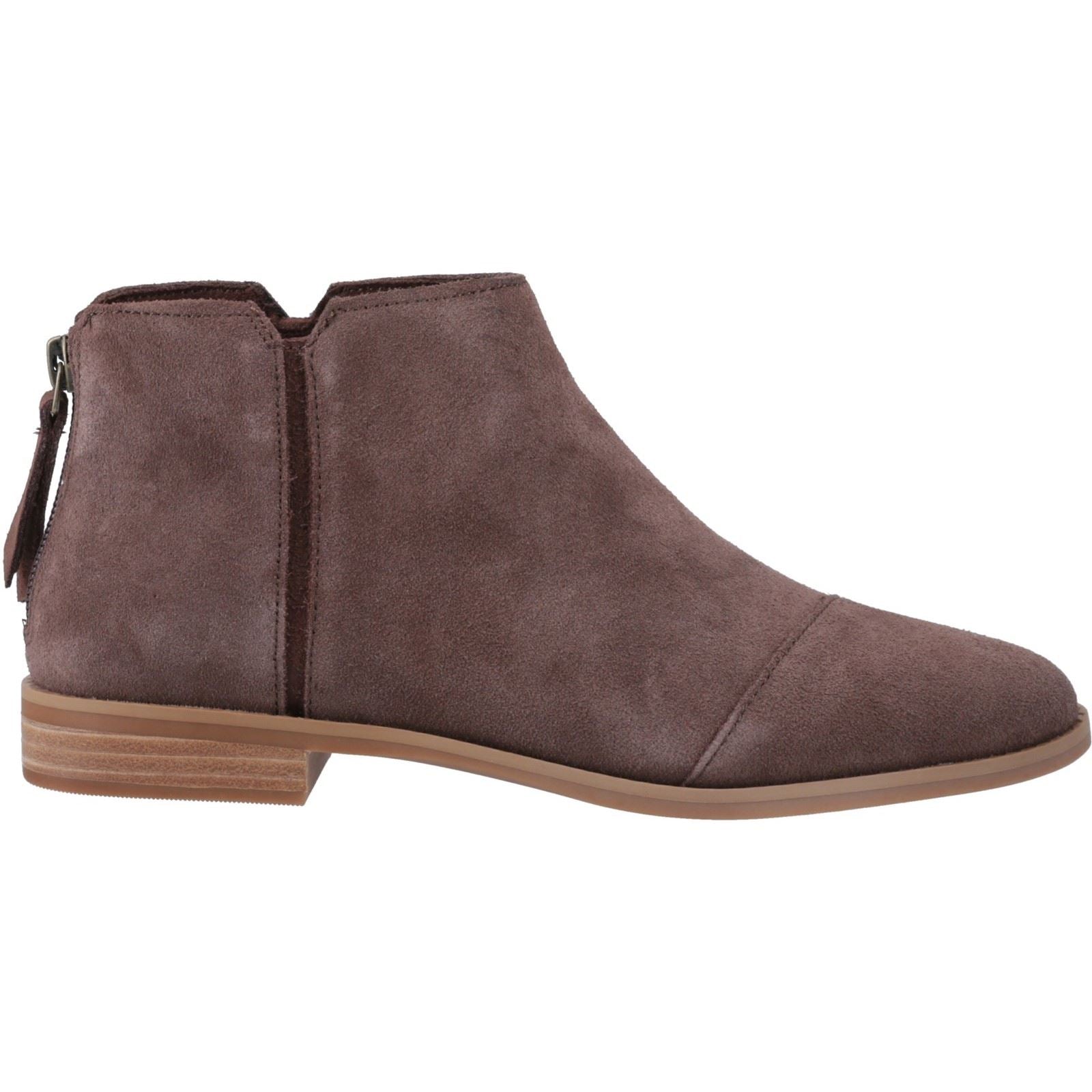 TOMS Rylie Leather Women's Dark Brown Boots
