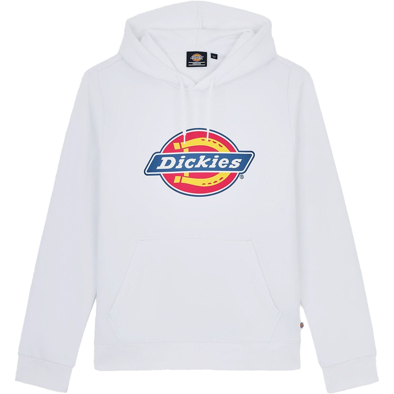 Dickies Icon Logo Synthetic White Hooded Sweatshirt