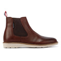 Ben Sherman Hampton Leather Men's Burgundy Chelsea Boots