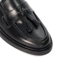 Dune Garda Leather Women's Black Loafers