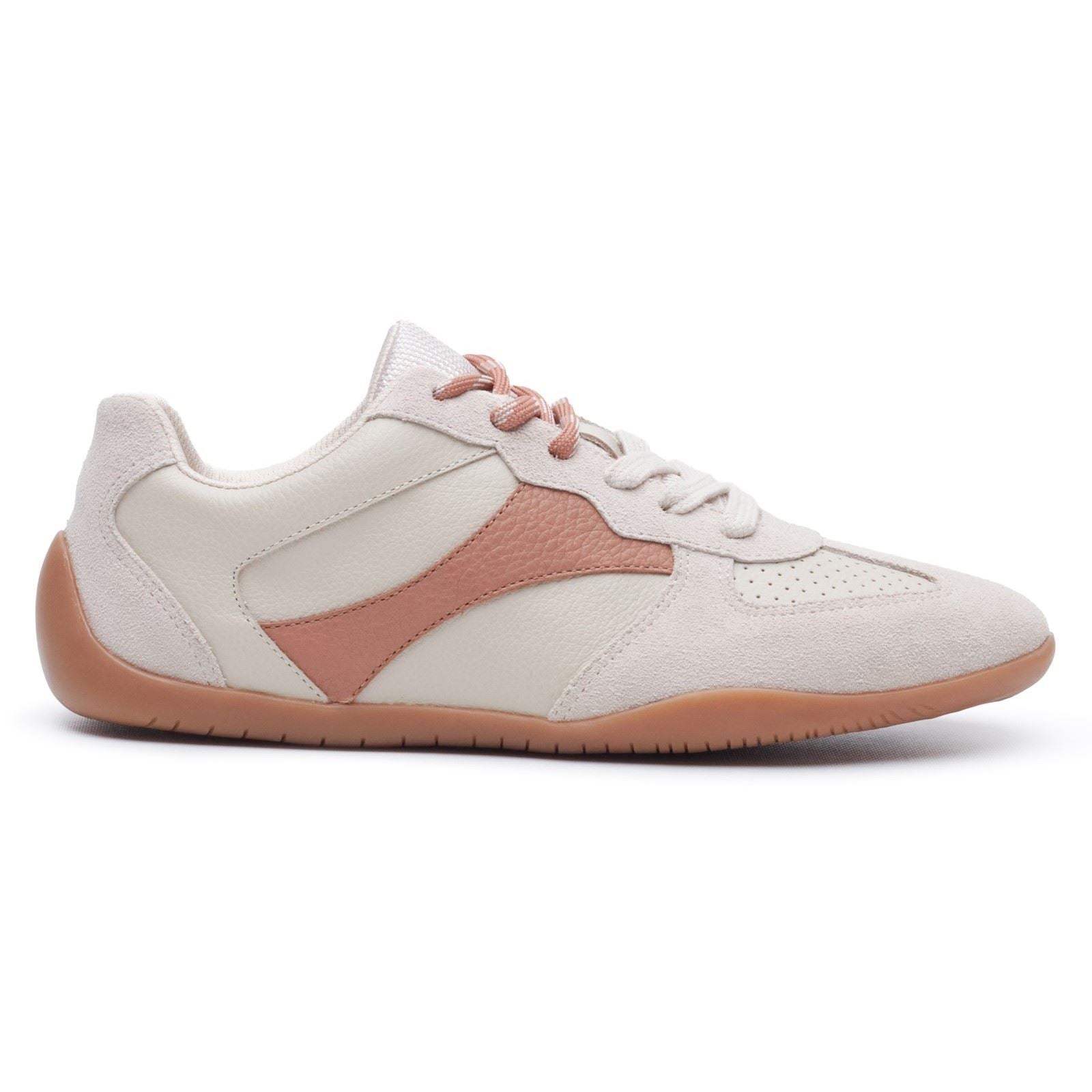 Hush Puppies Jovie Leather Women's TAUPE Trainers