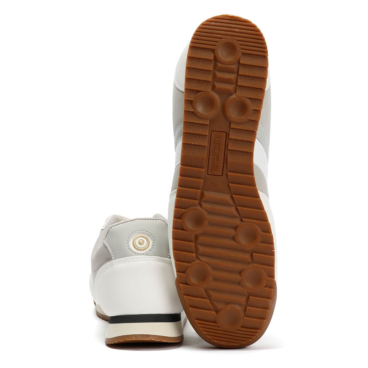 Lambretta Diego Men's White/Grey Trainers