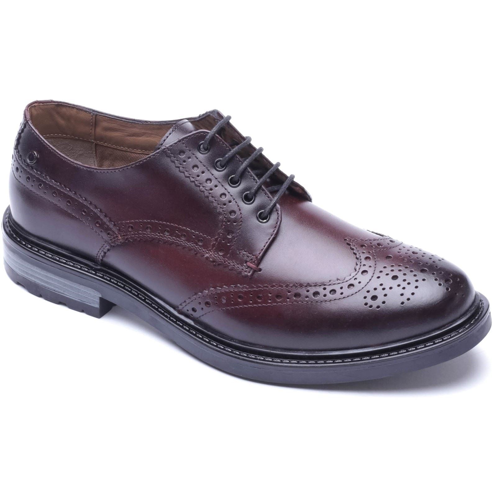 Base London Tanner Leather Men's BORDO Brogues Shoes