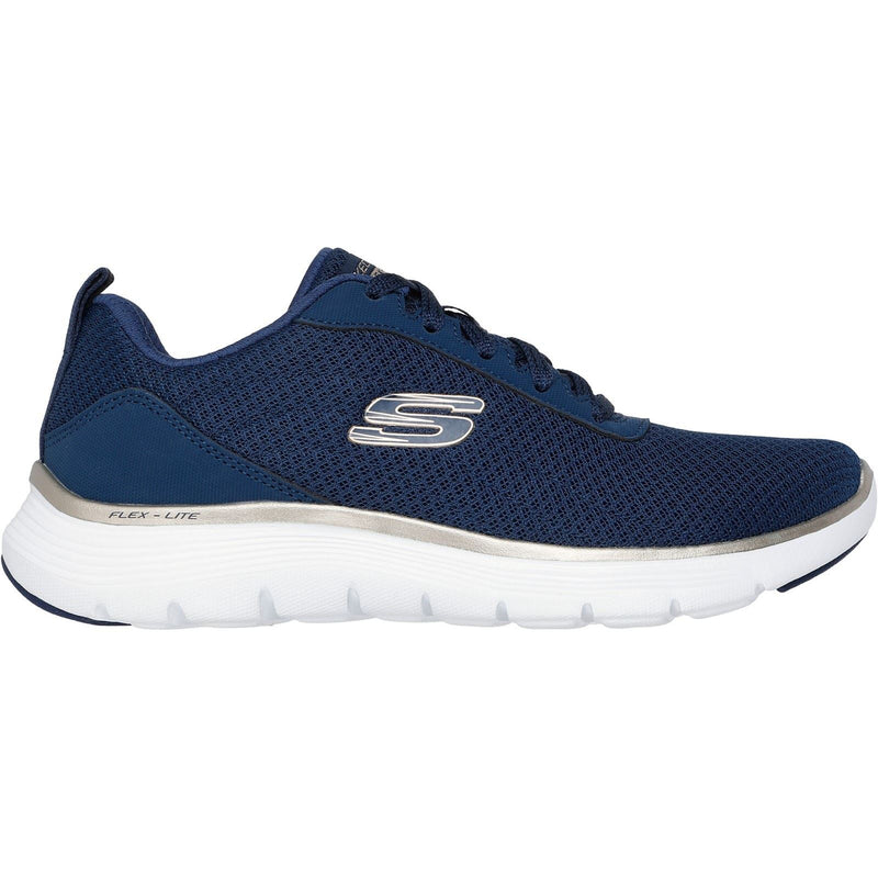 Skechers Flex Appeal 5.0 Uptake Textile Women's Navy/Gold Trainers