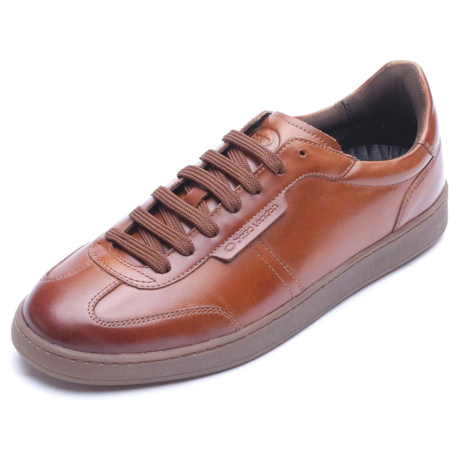 Base London Tucker Leather Men's TAN Trainers