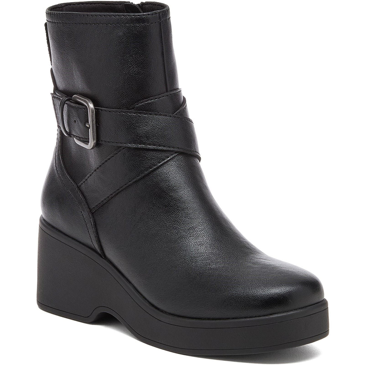 Rocket Dog Jimmy Bangor Polyurethane Women's Black Heeled Ankle Boots