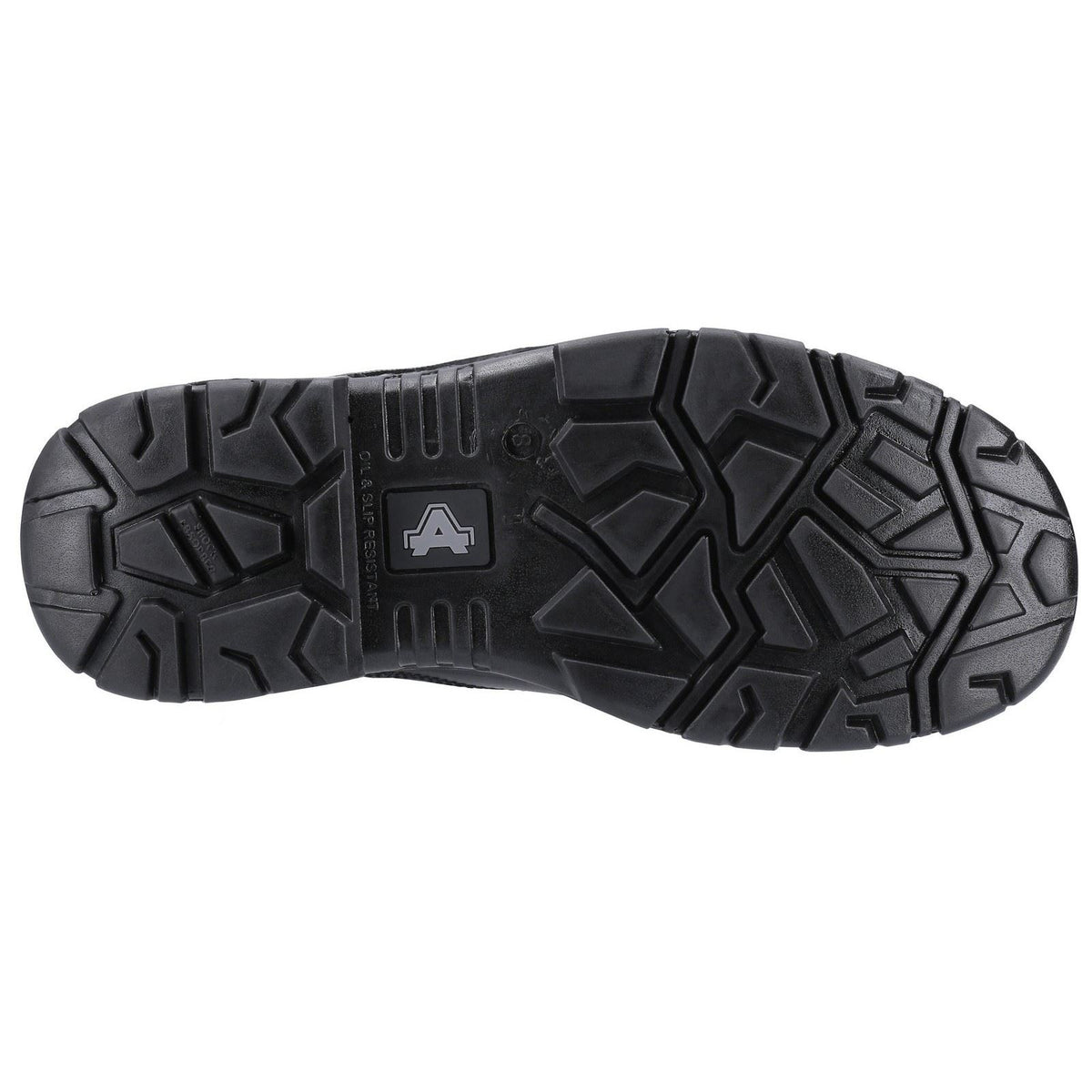 Amblers Safety Combat Leather Black