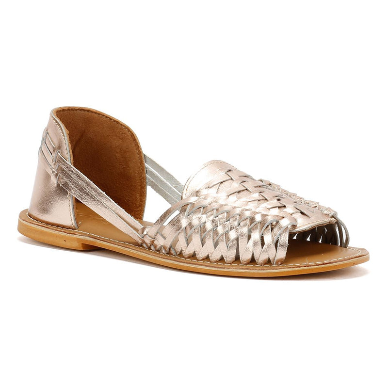 Tower London Hurache Women's Gold Metallic Shoes