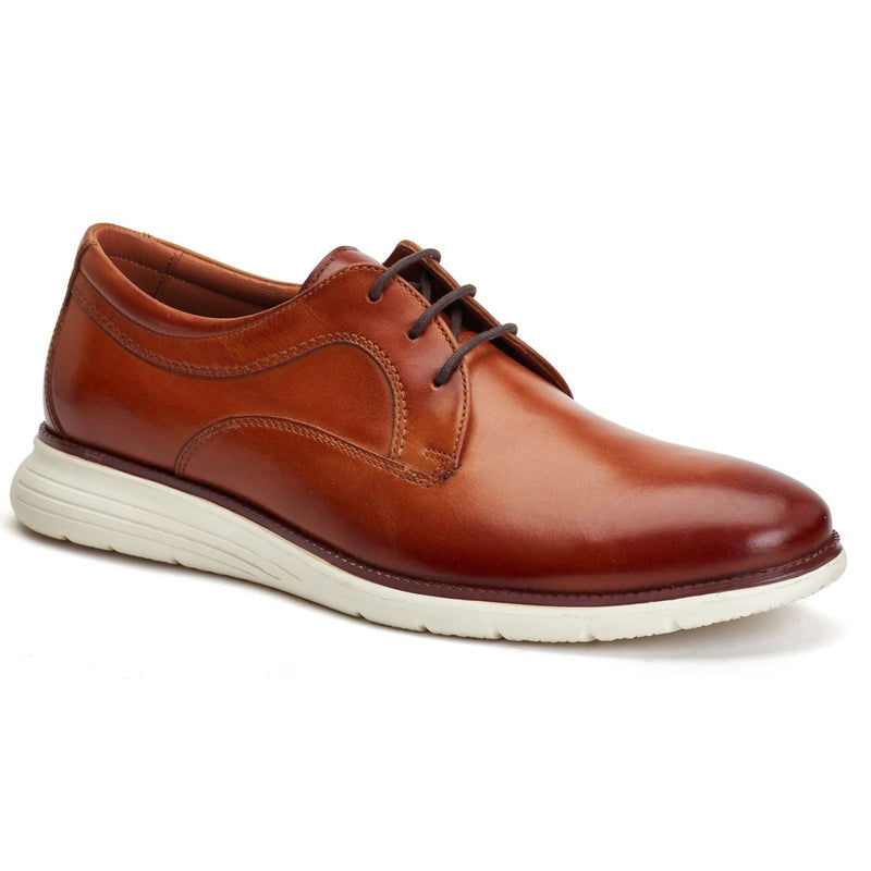Base London Wing Leather Men's Burnt Tan Derby Shoes