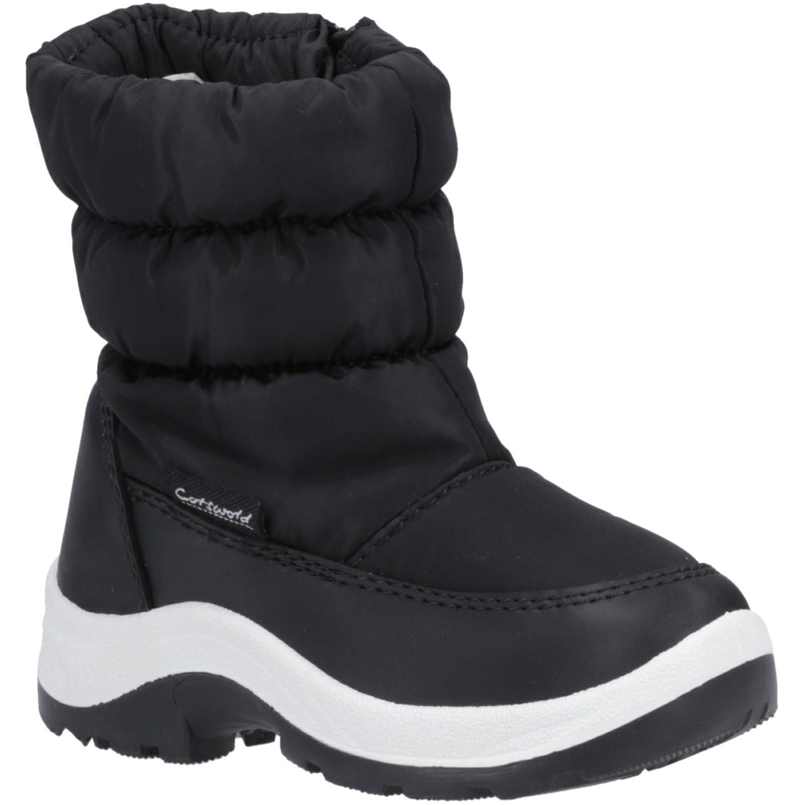 Cotswold Tirely Textile Black Wellington Boots